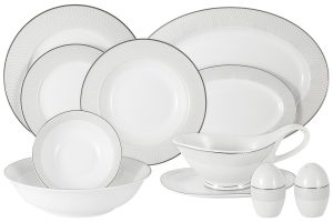 Porcelain dinnerware sets for 12