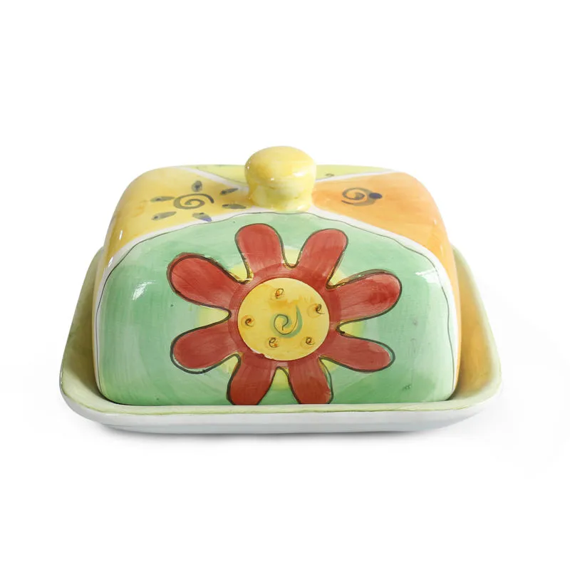 white porcelain butter dish with lid | great price