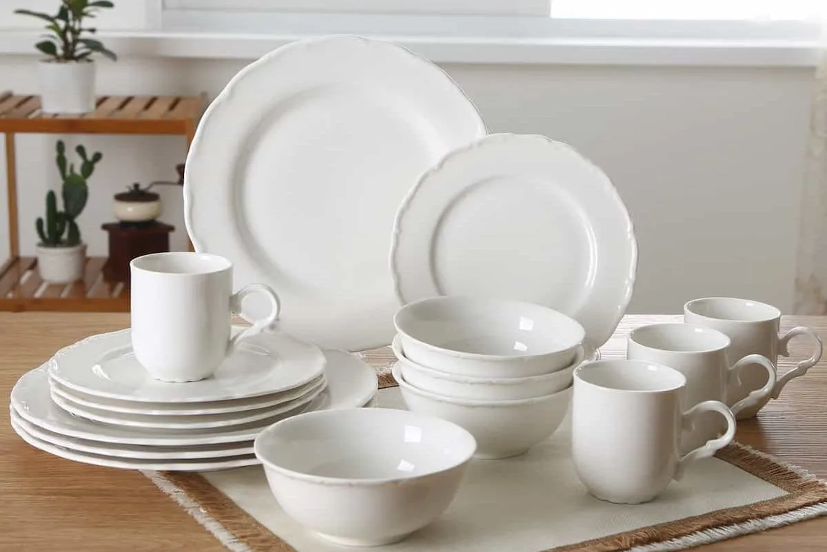 porcelain plates and bowls set + best buy price